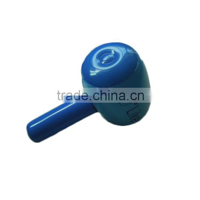 Customized design advertising inflatable hammer toy with Like,inflatable plastic hammer