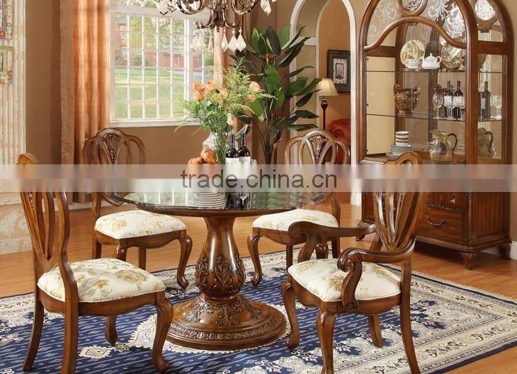 A20 wooden chair dining table antique french style furniture