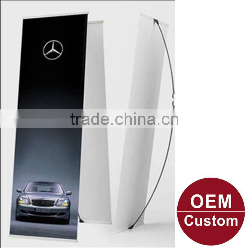 full color X display banner stand