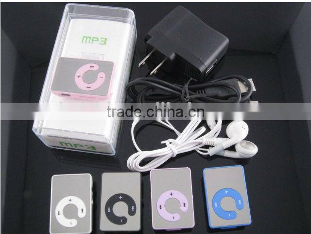 very cheap "C" button mirrorno screen plastic digital mp3 player with Free logo print