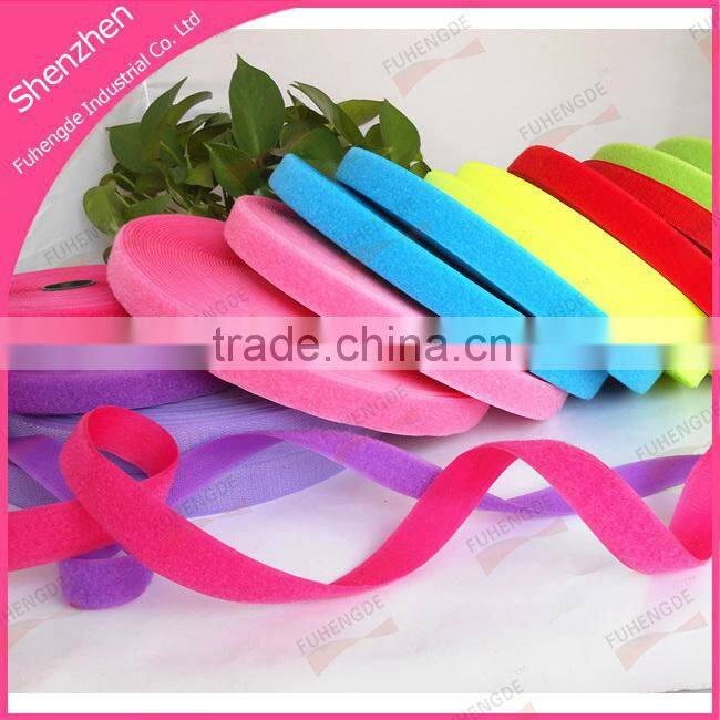 Garment Accessory Nylon mix Polyester Colored Magic tape Hook and Loop Tapes