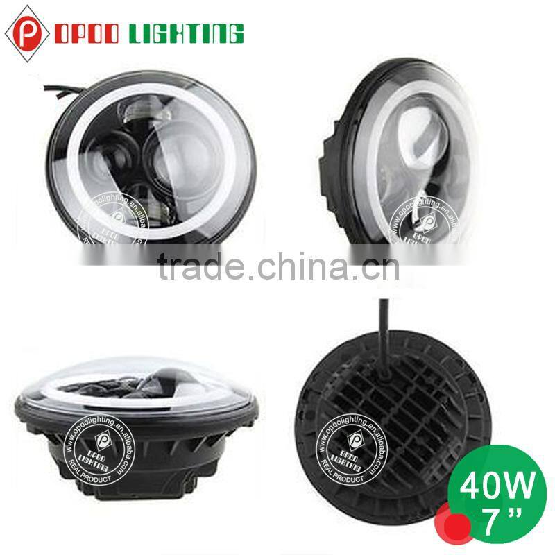 Best Price jeep wrangler accessories, 7inch 40W round jeep wrangler accessories