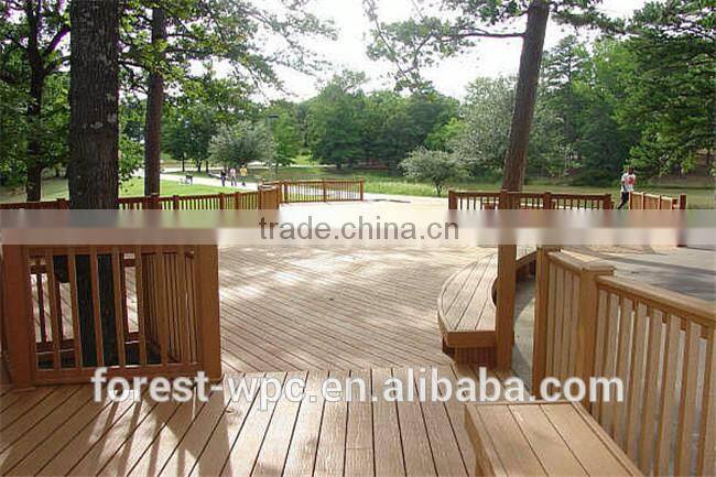 Ecological Wpc Composite Decking Engineered Flooring,Crack-resistant Outdoor Use Wpc Deck