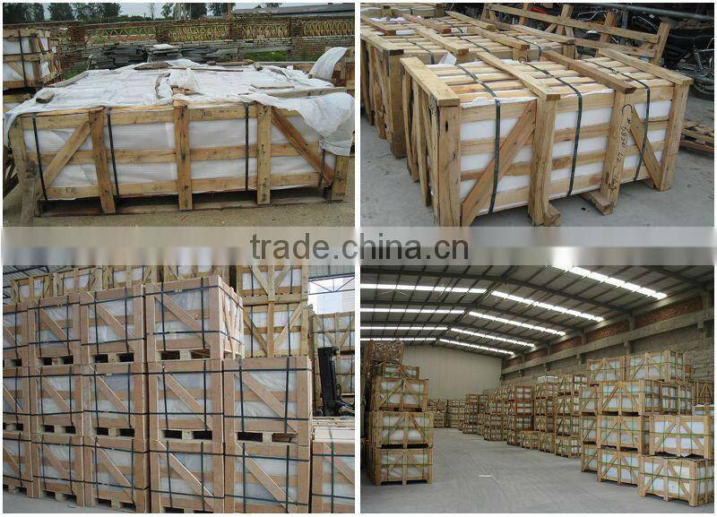 Yellow limestone tiles