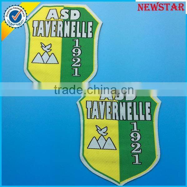 Customized design woven embroidery badge