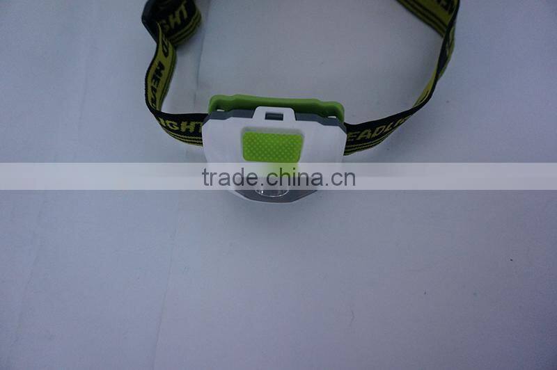 high bright battery power led red headlamp