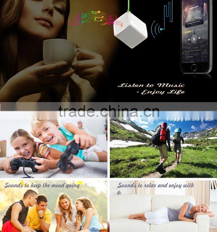New portable high quality wireless speaker, amazing mini bluetooth speaker with logo