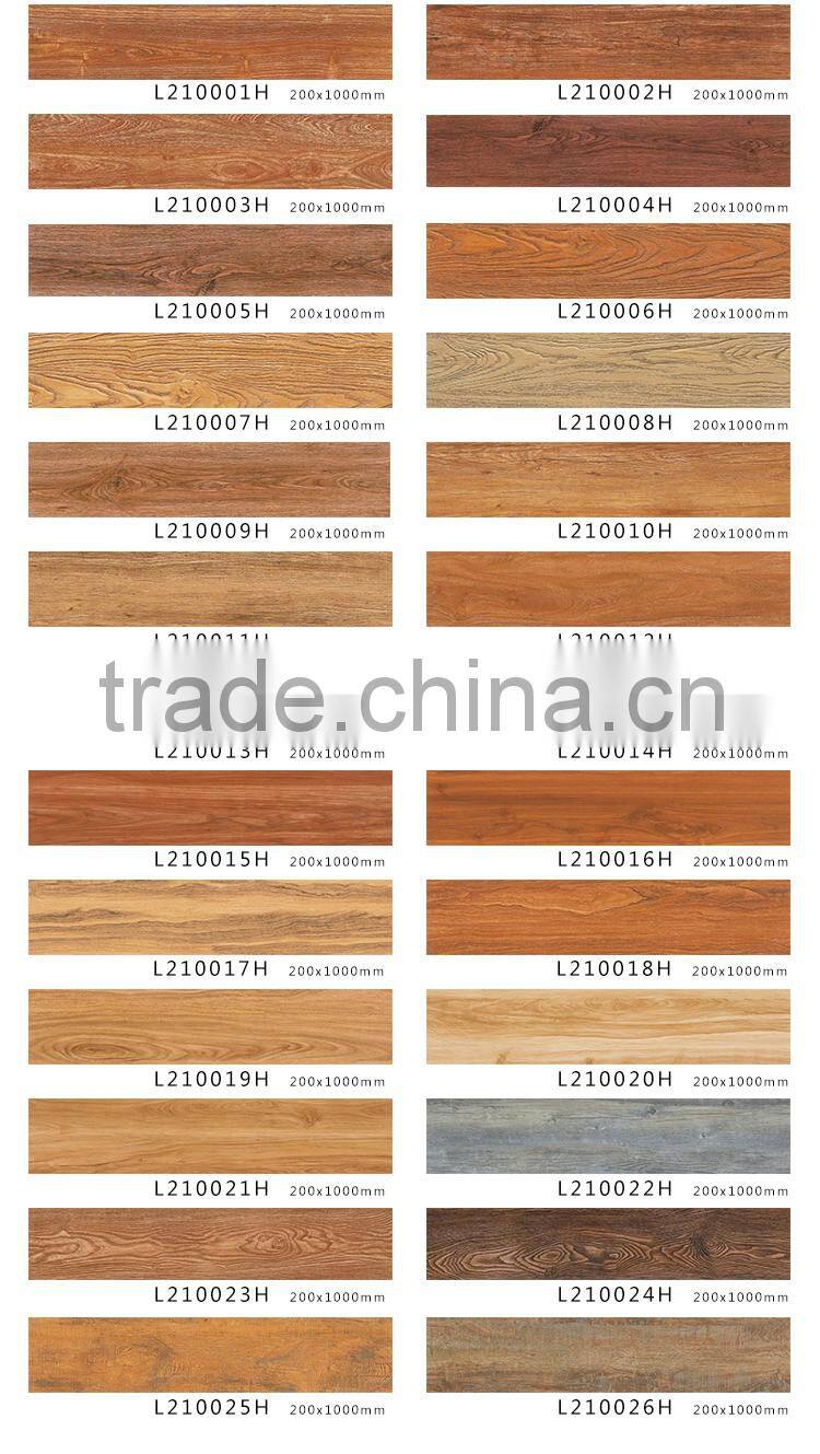 8x40 inch USA style selections indoor/outdoor decoration wood color ceramic rustic tile