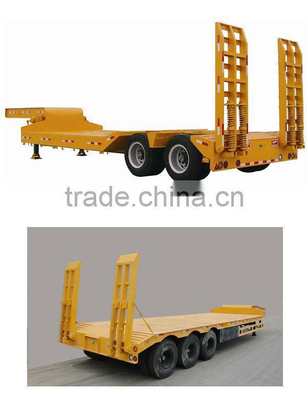 3Axle shengrun low bed semi trailer