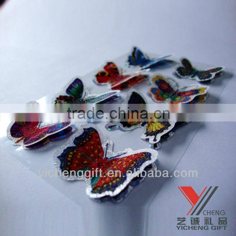 beautiful snowwhite 3D PVC Fly sticker