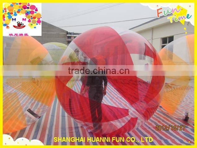 Hot sale TPU or PVC water roller price, water balls, water walking ball