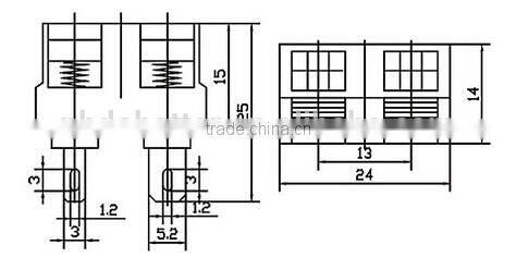 push speaker terminal
