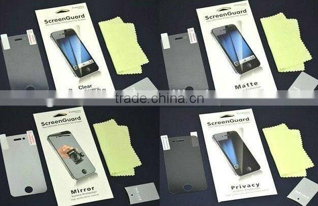 OEM and ODM available! Mirror screen guard for LG E405 mobile phone LCD screen protector