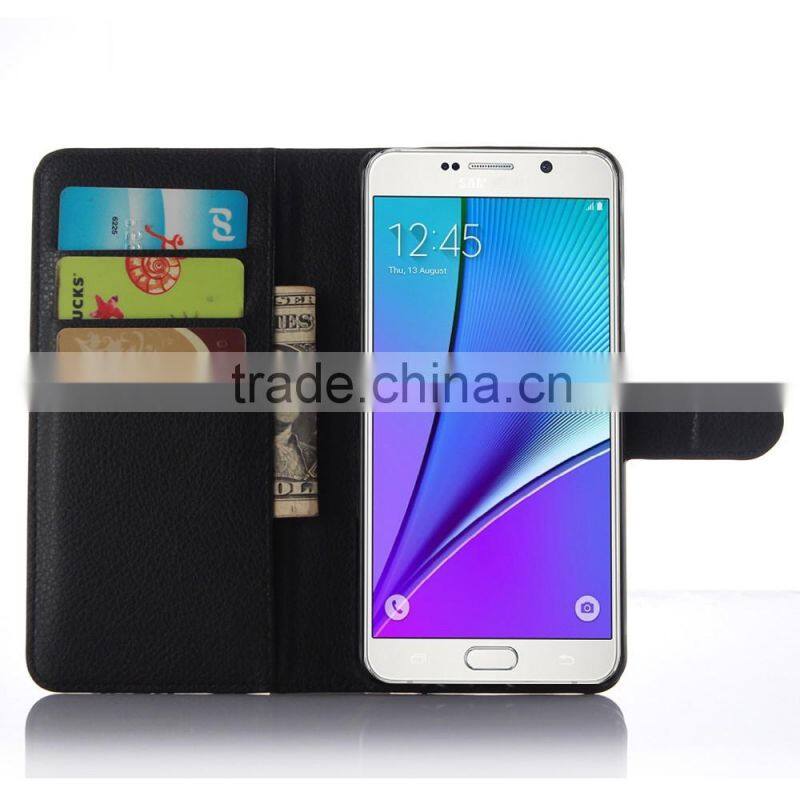 Wholesale Folio Stand Case for Samsung GALAXY A5 A510 PU Leather Flip Cover with Wallet