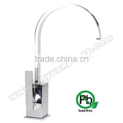 Antique kitchen faucets lead free brass material ridge cold and hot water