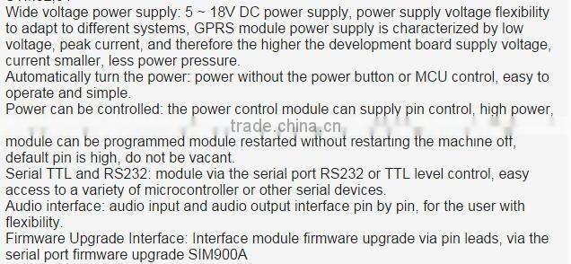 SIM900A GSM GPRS development board