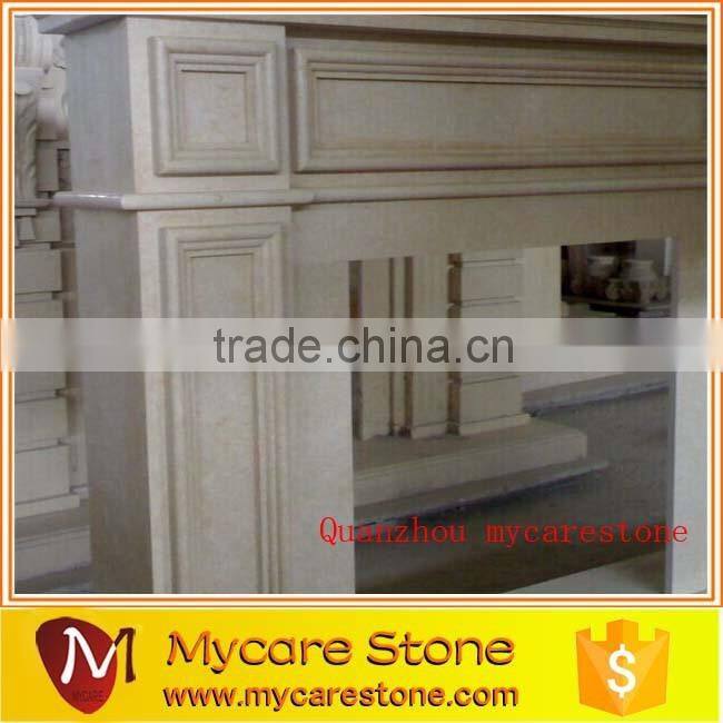 Hot sale interior decoration marble stone fireplace