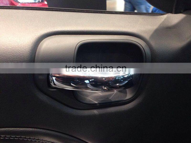 For Jeep Compass 2011 2012 2013 2014 2015 Chrome ABS Inner Door handle cover trim