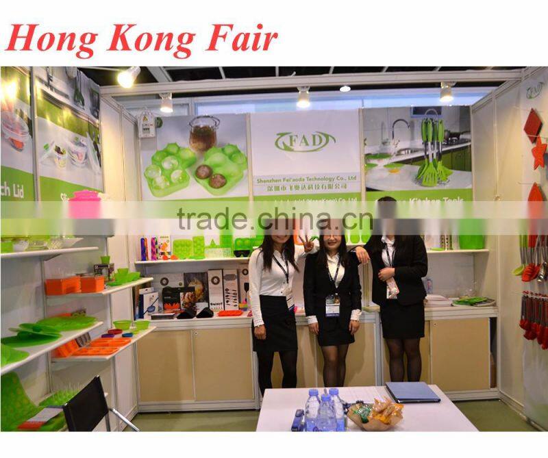 Colorful silicone kitchen utensil set