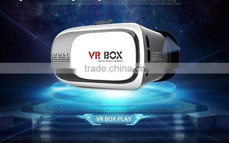 2016 Hot Selling Virtual Reality Glasses Case Plastic Google Cardboard 3D VR BOX 2.0 Adjustable 3D VR