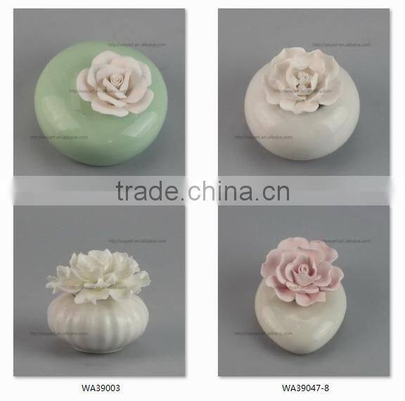 BSCI SEDEX Audit Fashionable Wedding Favor Ceramic Aroma Reed Diffuser For Decoration