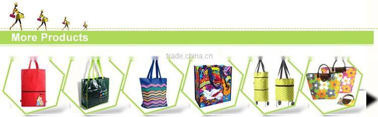 Top Quality foldable promotional easy carry pvc shopping bag