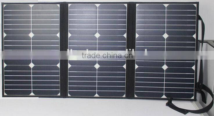 60W Foldable Purse Solar Panel Universal Solar Charger