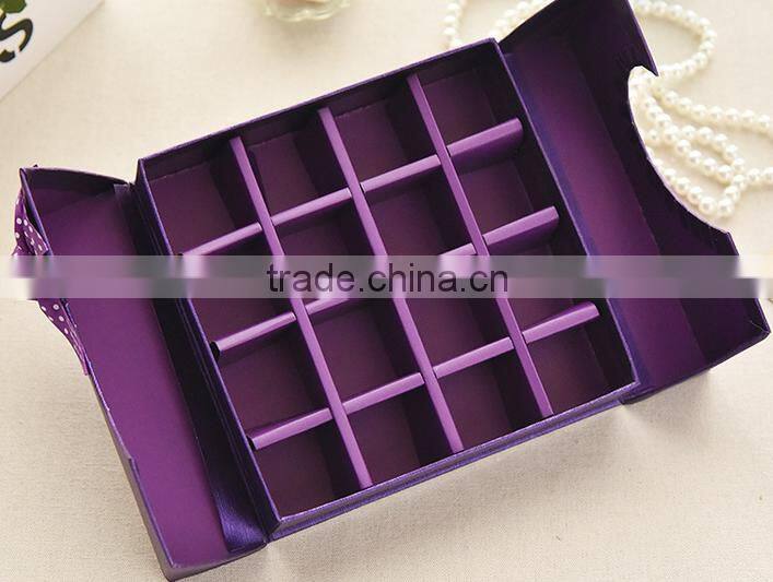 hot selling creatie 16 insert paper box for chocolate with good quality factory price