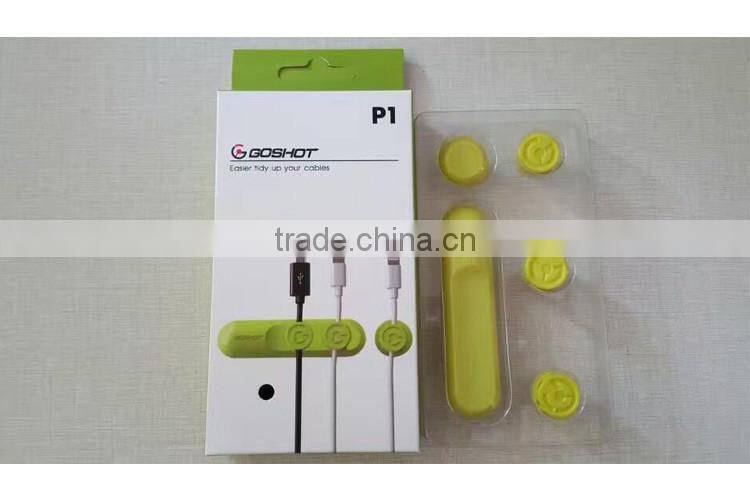 Customized Colorful Multipurpose holder cable clip organizer