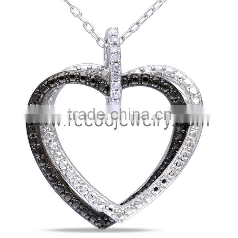 Hot sale faux crystal Ivy fleur de lis pendant