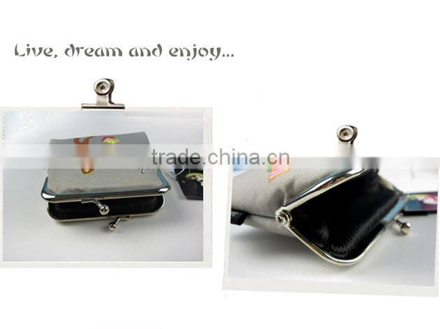 JSMART small coin purse coffee brand budget gift customized bag
