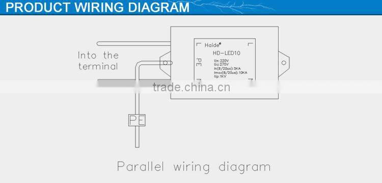 White low output 10KA/20KA spd for led price trade assurance