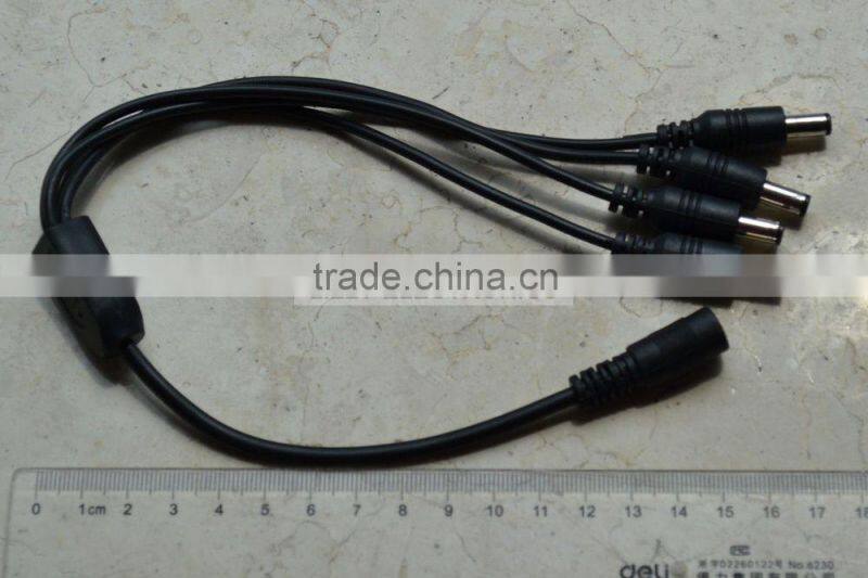 4 in 1 DC Power Connector Adapter/ Power Splitter Adapter Cable 5.5 x 2.1mm