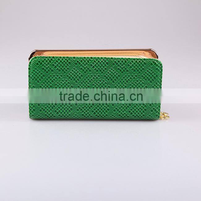 4533 Green Patent PU Wallets Elegant Women Purse and bags