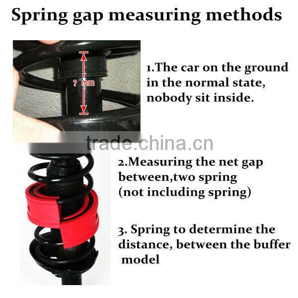 TPE Red Car spring buffer retainer /Power car seat cushion suspension rubber Buffer for rubber shock absorber buffer