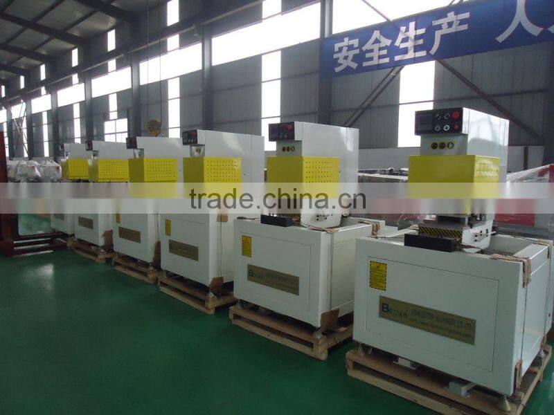PVC windows and doors processing equipment Single head sawing/Upvc High grade window door single head seamless welding machinery
