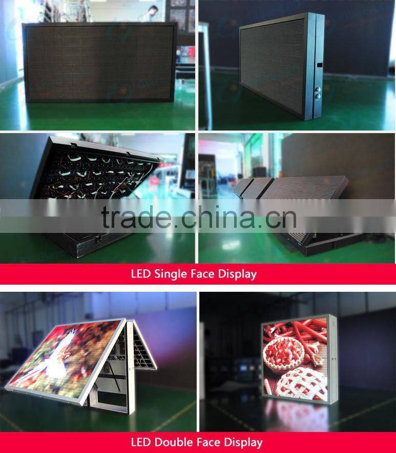 double side front service cabinet LED display PH10 outdoor