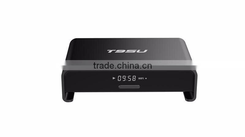 Pre-installled Kodi 17.0 Ethernet 1000M Latest Version TV Box Octa-Core Amlogic S912 Dual wifi T95U PRO Pendoo 2G 16G Android