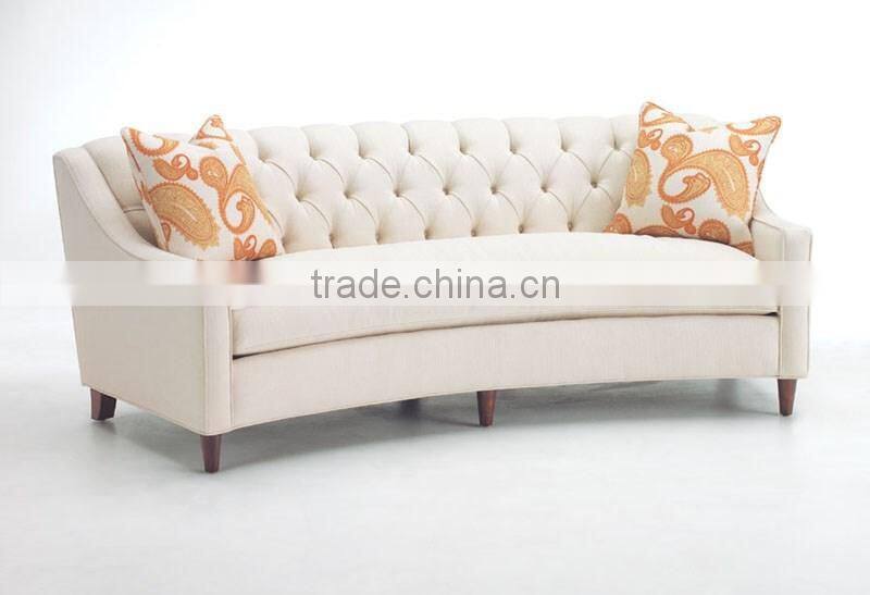 wholesale very cheap price furniture for living room yellow velvet fabric 3 seater sofa