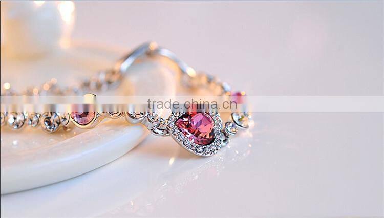 MYLOVE the heart of the ocean bracelet crystal hand chain