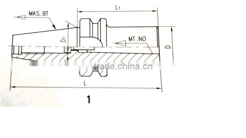 morse taper with drawbar made in china