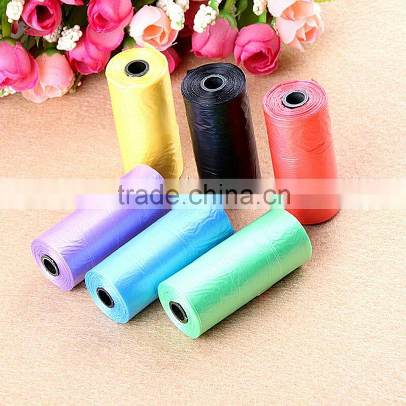 Yiwu Eco-friendly Hdpe Clear White Paw Printed Pet Waste Plastic Bag