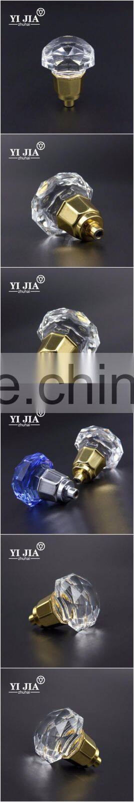 traditional white zinc alloy glass knobs for dressers