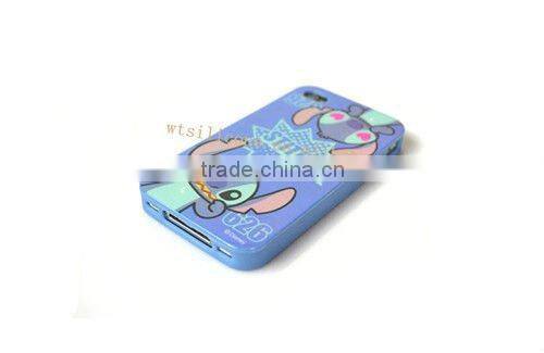 New Cute Stitch Cartoon Soft Protective Silicone Case Cover for iphone 4s
