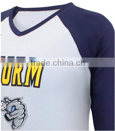 High quality sublimated volleyball uniform designs wholesale volleyball jersey
