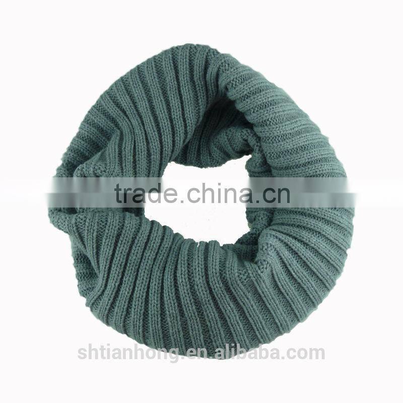 winter fashion knit double lace scarf