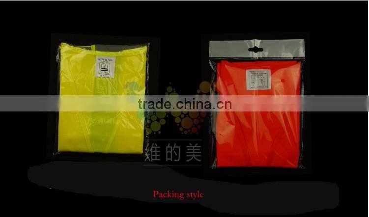 WDM High Visibility Warning Reflective Traffic Safety Vest Construction Clothing Yellow Color
