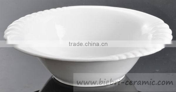 Super White High Quality Made In China Salad Bowls Ceramic