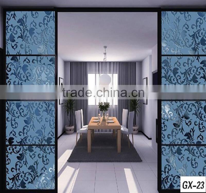 shahe city decorative acid etched mirror glass