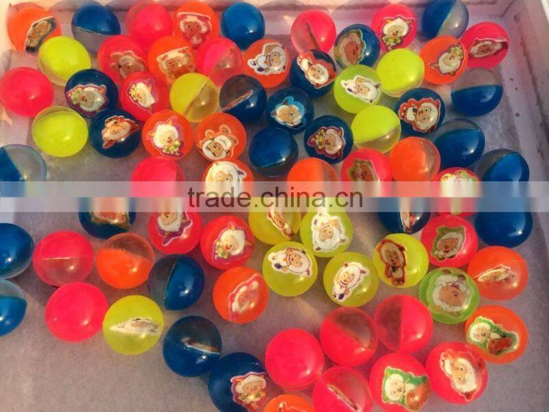 New design water bouncing ball colorful light up bouncing ball rubber bouncing ball